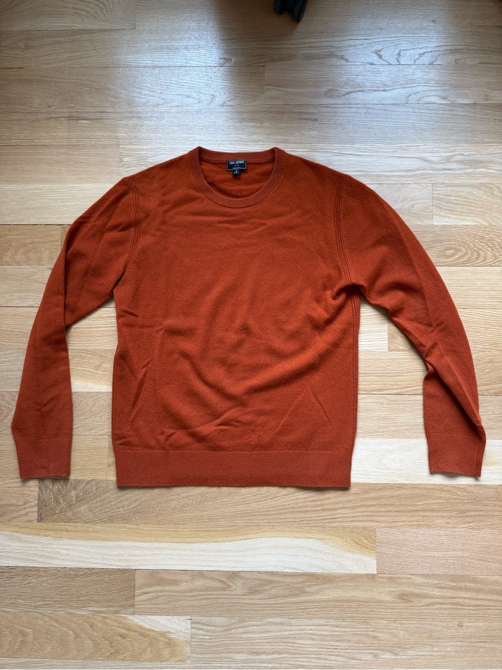 Todd Snyder Cashmere Sweater - Orange - Small